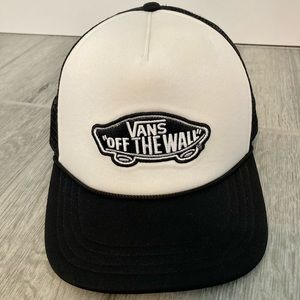 Vans Off The Wall trucker hat, adjustable, never worn
